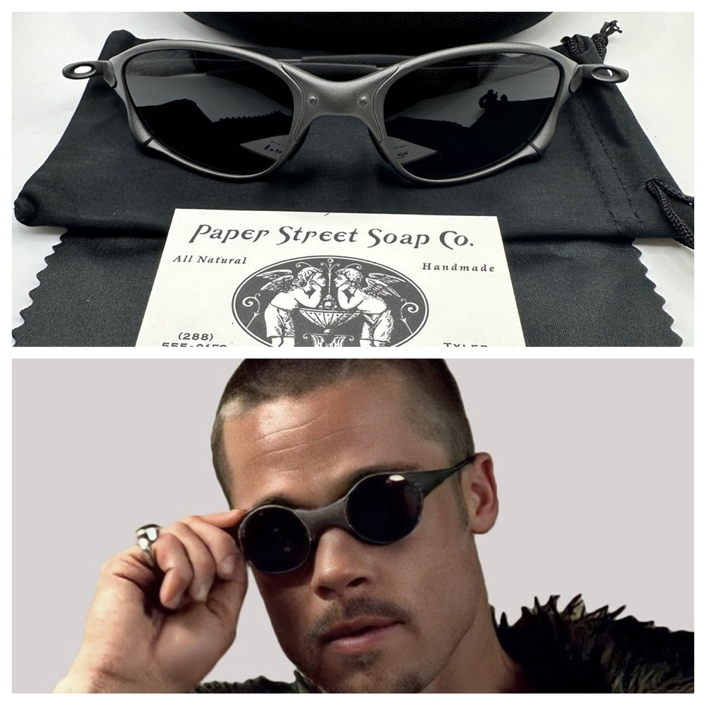 Paperstreetshade Fight Club Tyler Durden NEW Oliver Peoples 523 xmetal Brad Pitt